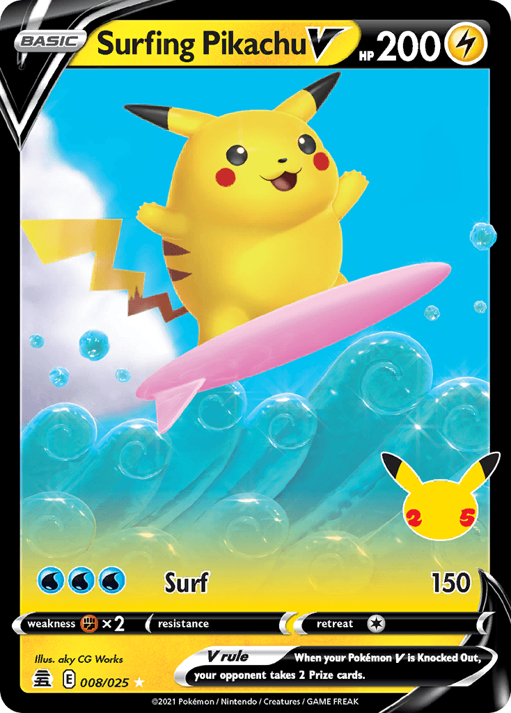 Surfendes Pikachu-V (Surfing Pikachu V)