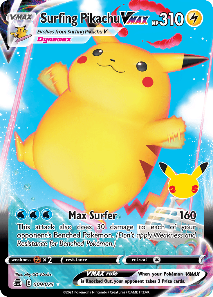 Surfendes Pikachu-VMAX (Surfing Pikachu VMAX)