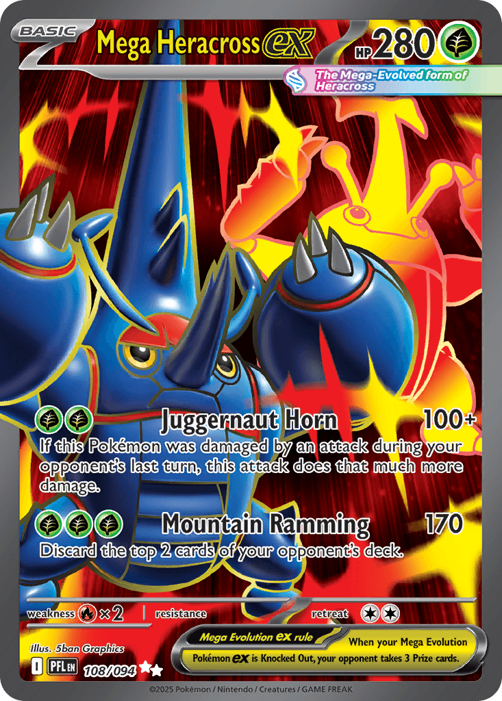 Mega-Skaraborn-ex (Mega Heracross ex)