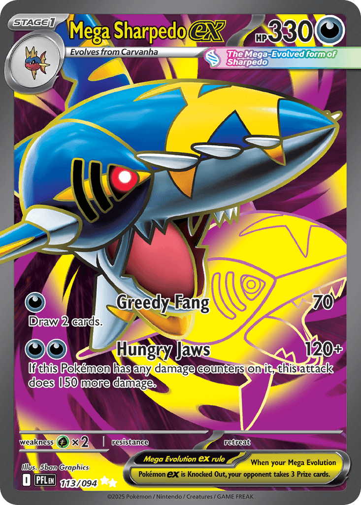 Mega-Tohaido-ex (Mega Sharpedo ex)