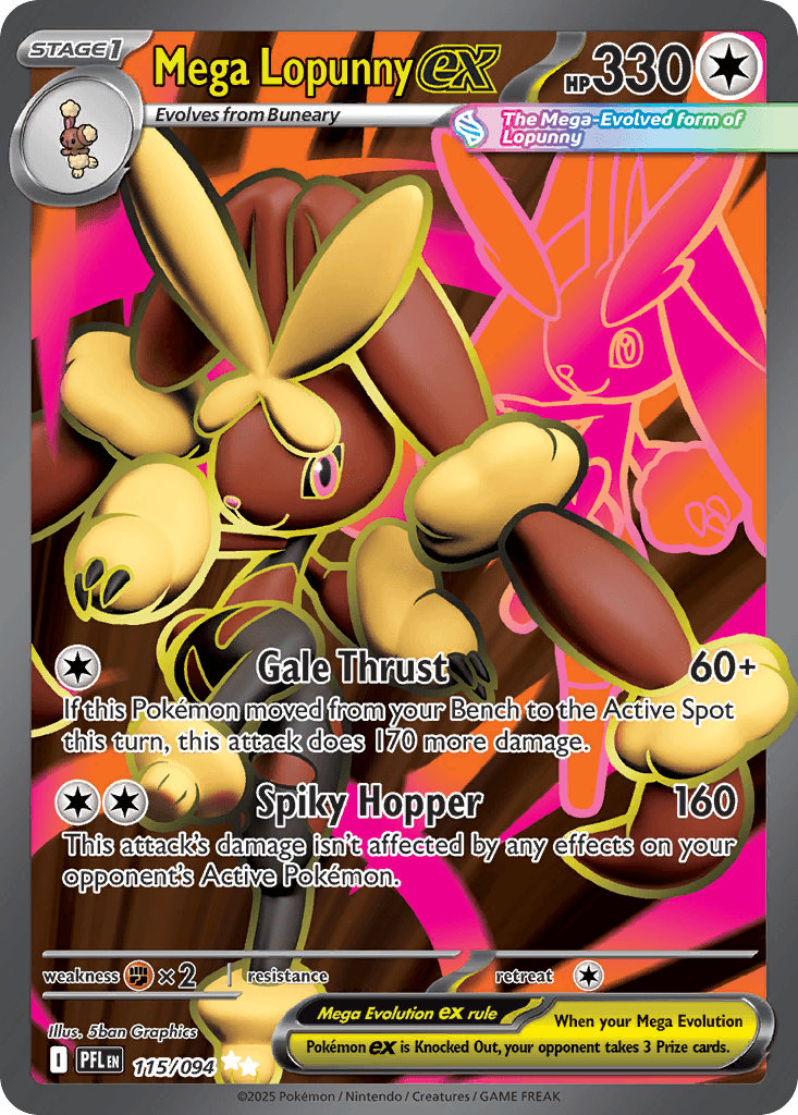 Mega-Schlapor-ex (Mega Lopunny ex)