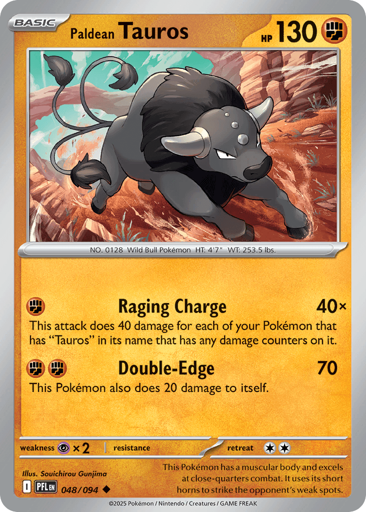 Paldea-Tauros (Paldean Tauros)