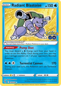 Strahlendes Turtok (Radiant Blastoise)