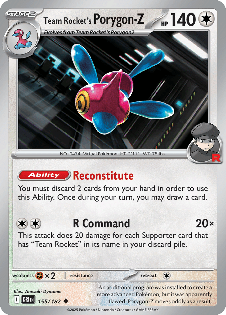 Team Rockets Porygon-Z (Team Rocket's Porygon-Z)