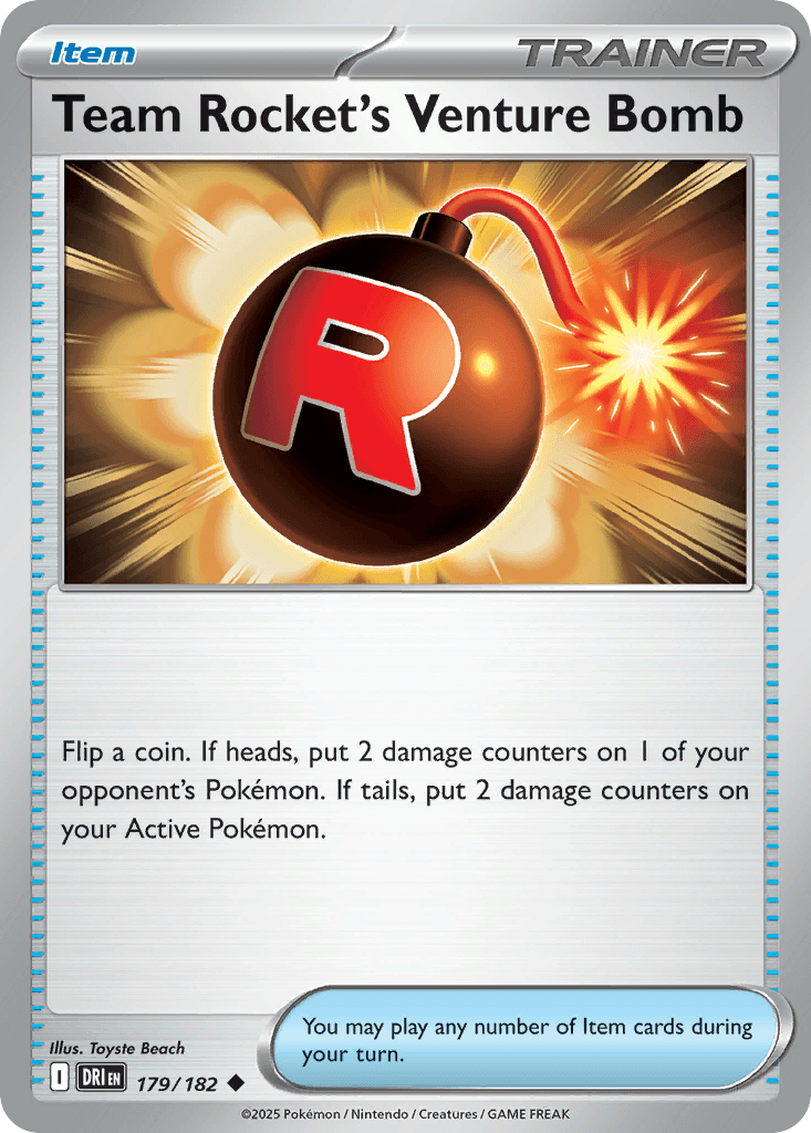 Team Rockets Wagnisbombe (Team Rocket's Venture Bomb)