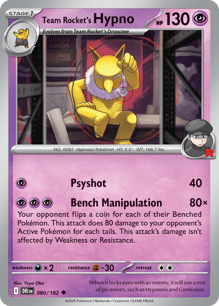 Team Rockets Hypno (Team Rocket's Hypno)