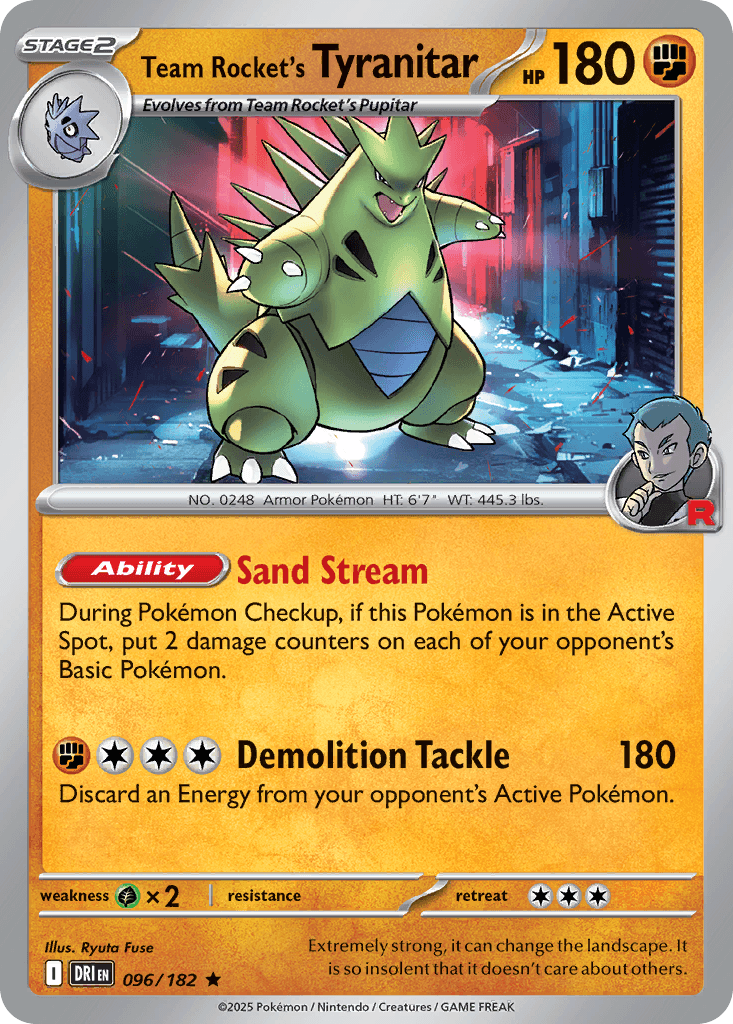 Team Rockets Despotar (Team Rocket's Tyranitar)