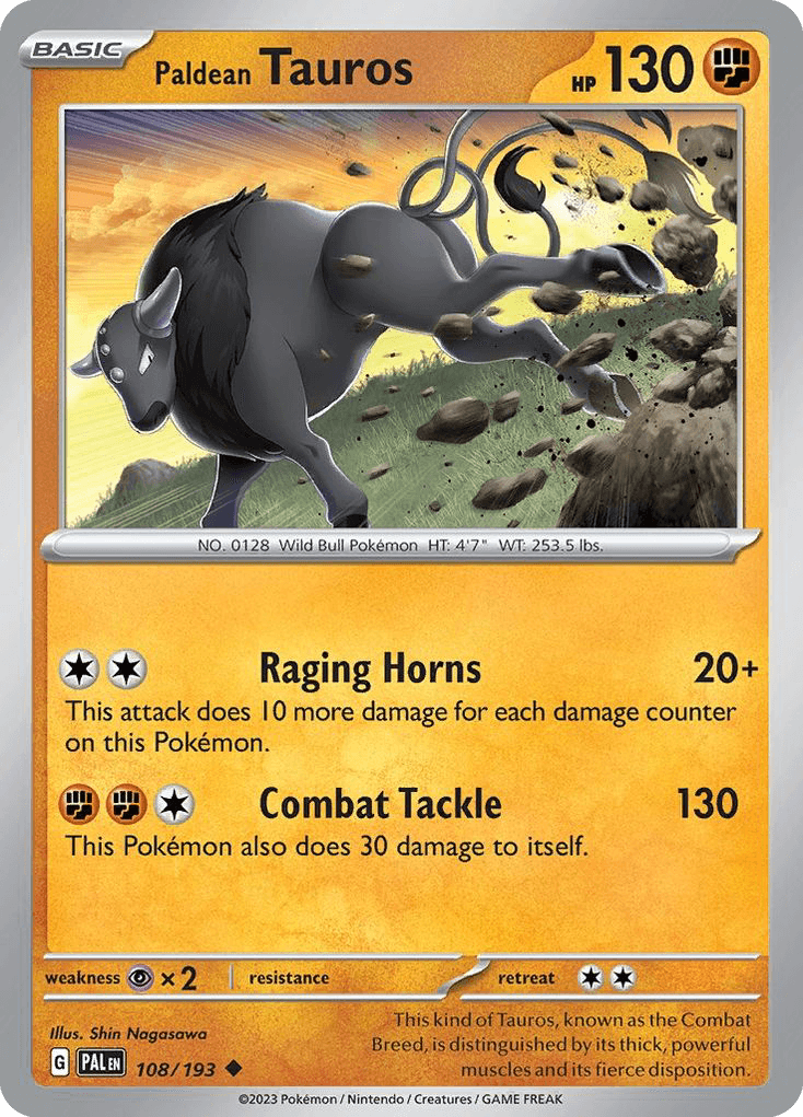 Paldea-Tauros (Paldean Tauros)