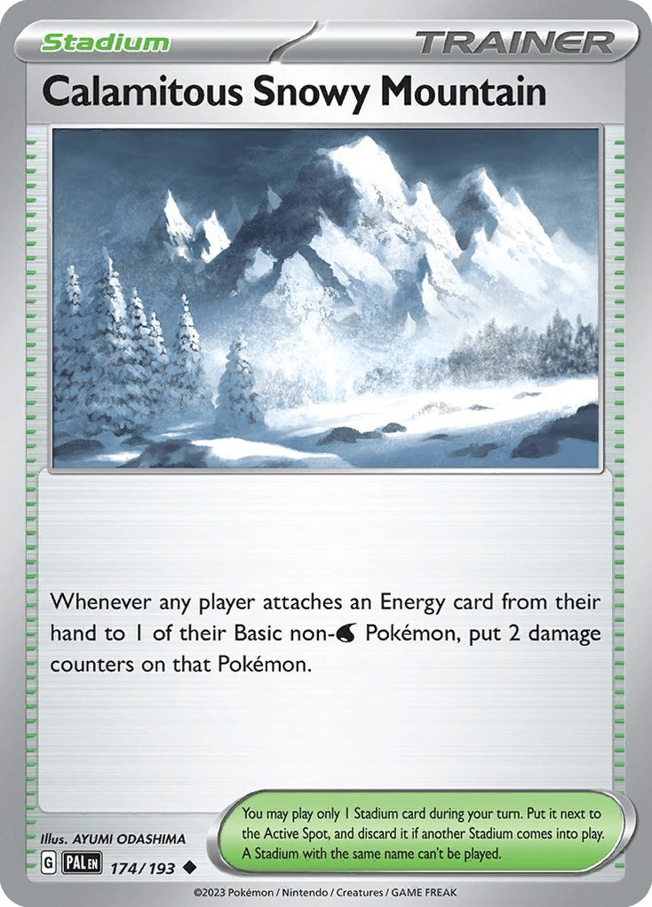 Unheilvolles Schneegebirge (Calamitous Snowy Mountain)