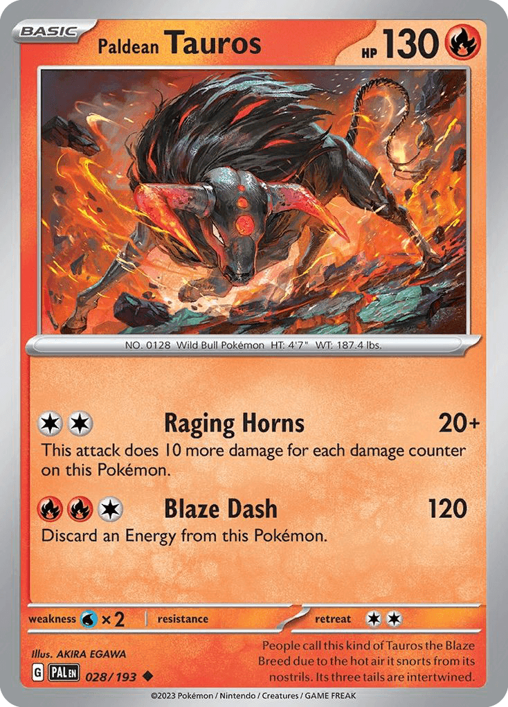 Paldea-Tauros (Paldean Tauros)