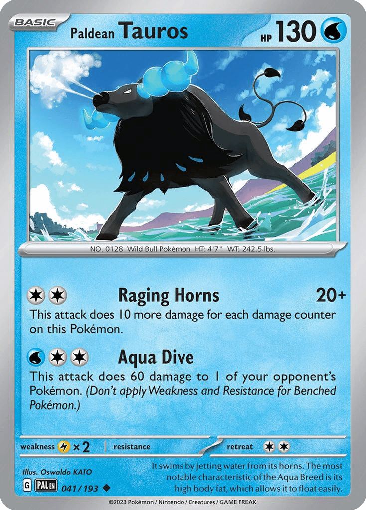 Paldea-Tauros (Paldean Tauros)