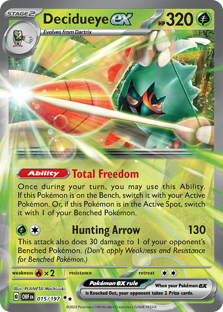 Silvarro-ex (Decidueye ex)