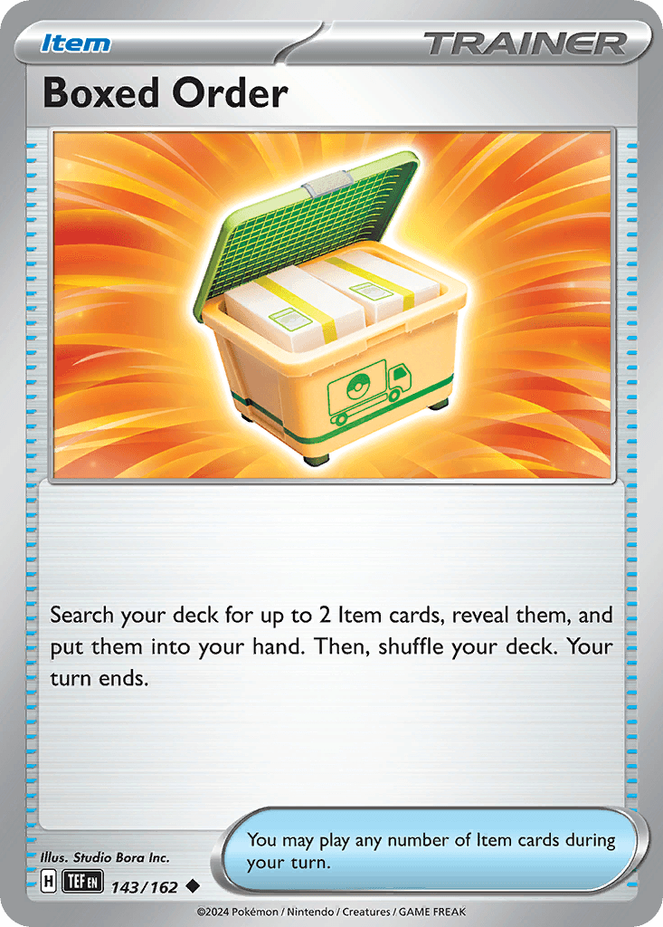 Verpackte Bestellung (Boxed Order)