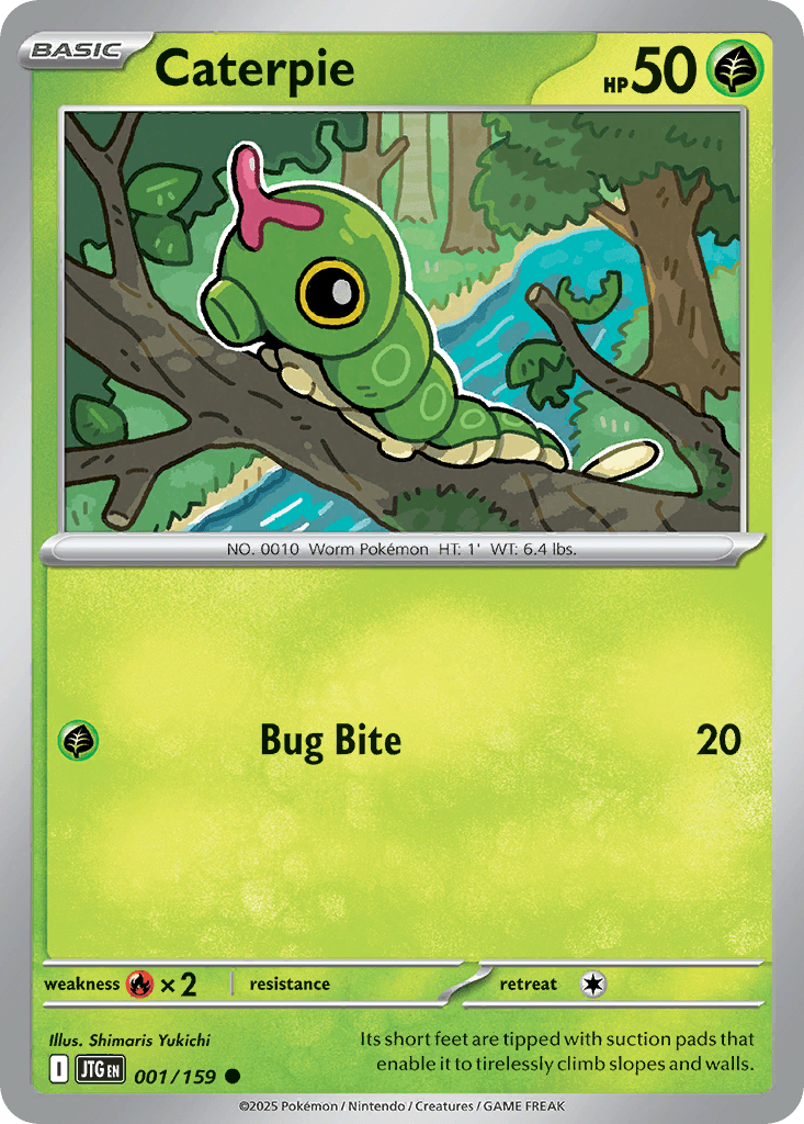 Raupy (Caterpie)