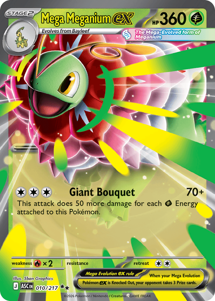 Mega-Meganie-ex (Mega Meganium ex)
