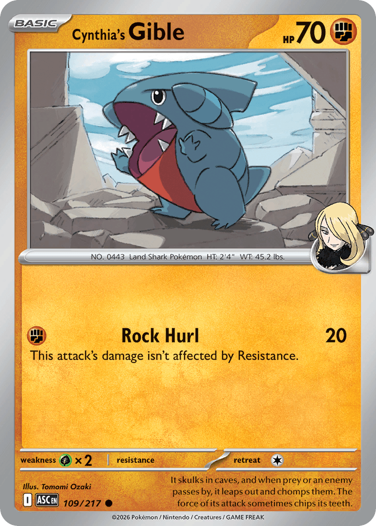 Cynthias Kaumalat (Cynthia's Gible)