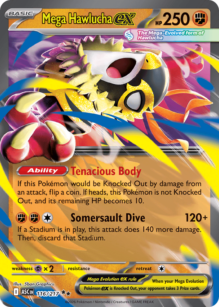 Mega-Resladero-ex (Mega Hawlucha ex)