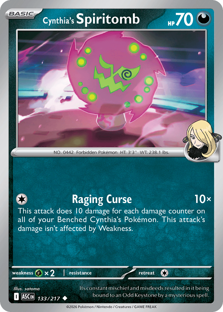Cynthias Kryppuk (Cynthia's Spiritomb)