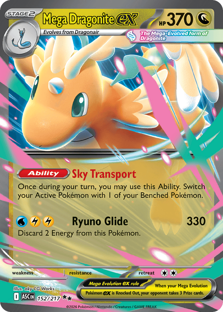 Mega-Dragoran-ex (Mega Dragonite ex)