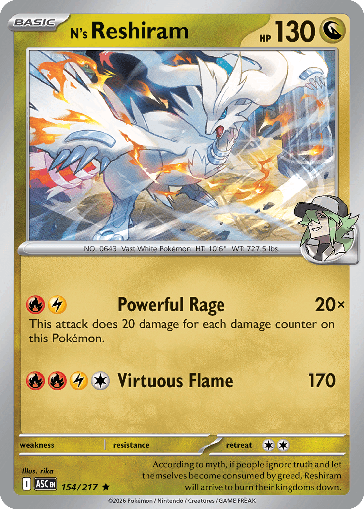 Ns Reshiram (N's Reshiram)