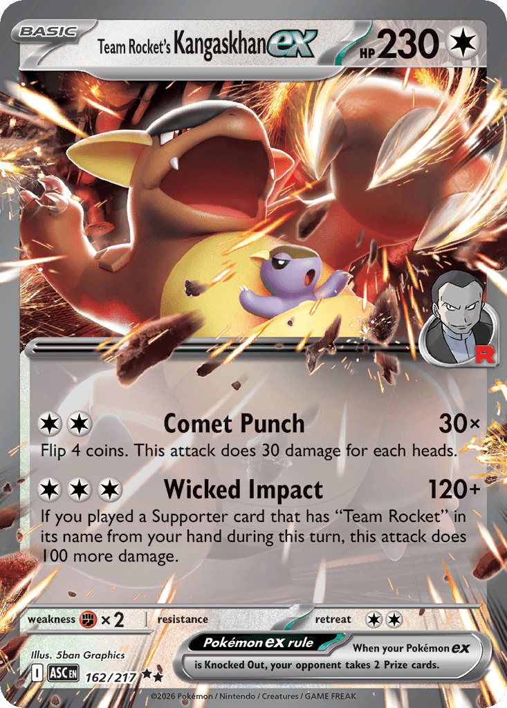 Team Rockets Kangama-ex (Team Rocket's Kangaskhan ex)