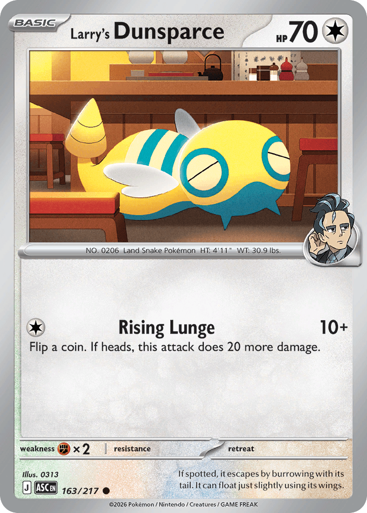 Aokis Dummisel (Larry's Dunsparce)