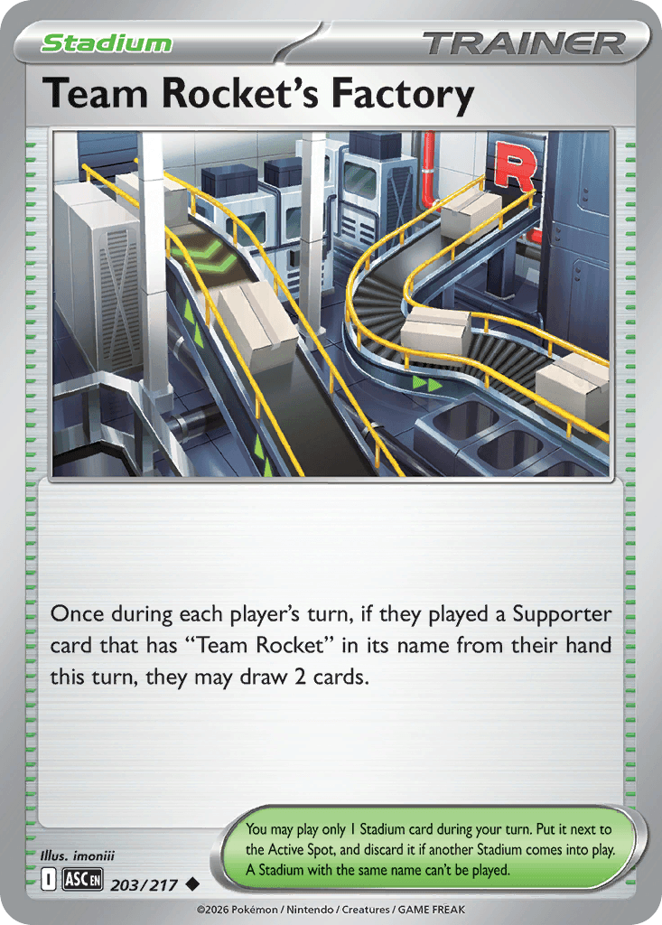 Team Rockets Fabrik (Team Rocket's Factory)