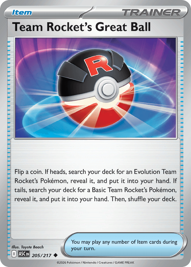 Team Rockets Superball (Team Rocket's Great Ball)