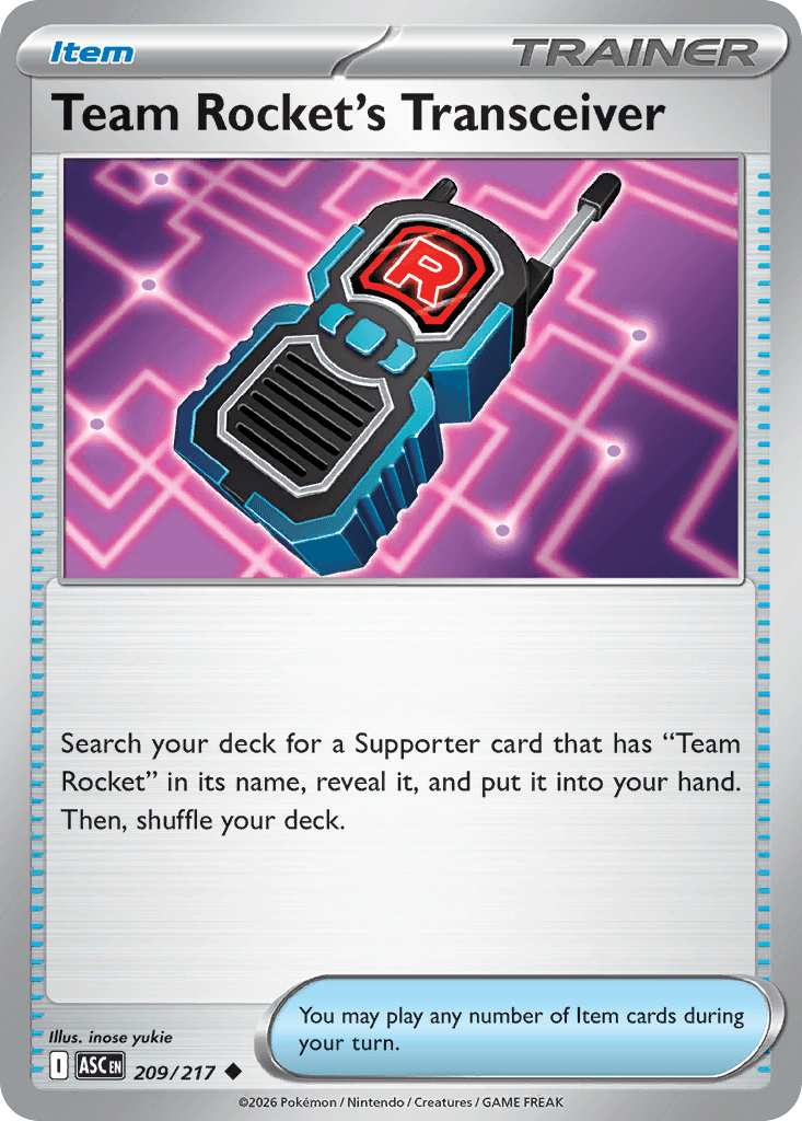 Team Rockets Transceiver (Team Rocket's Transceiver)