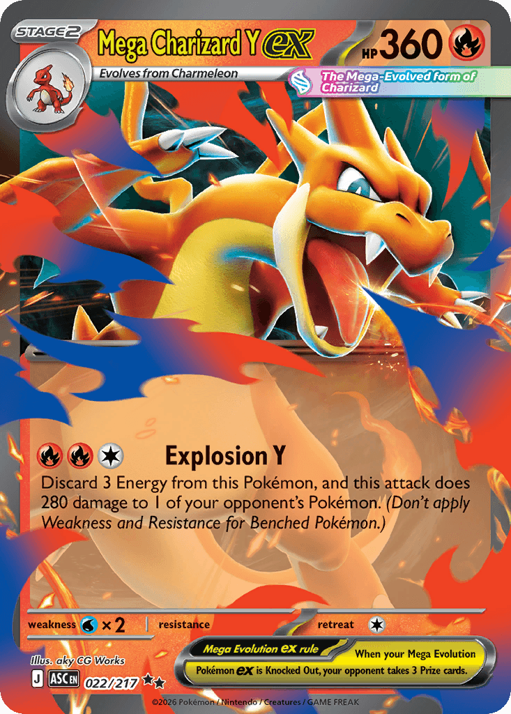 Mega-Glurak Y-ex (Mega Charizard Y ex)