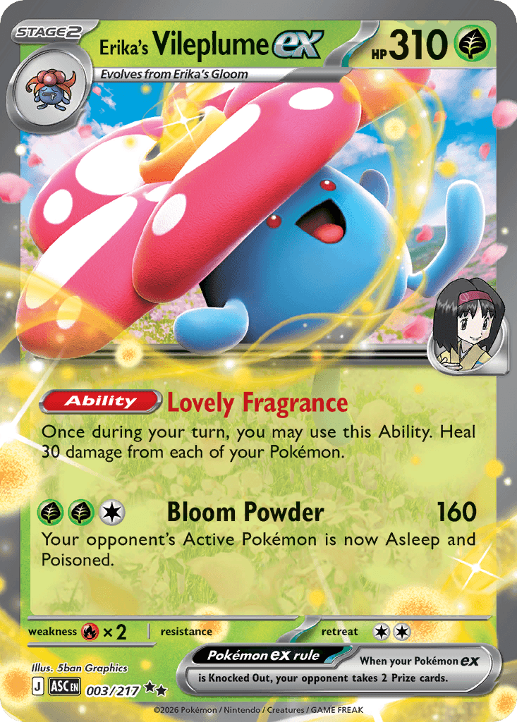 Erikas Giflor-ex (Erika's Vileplume ex)