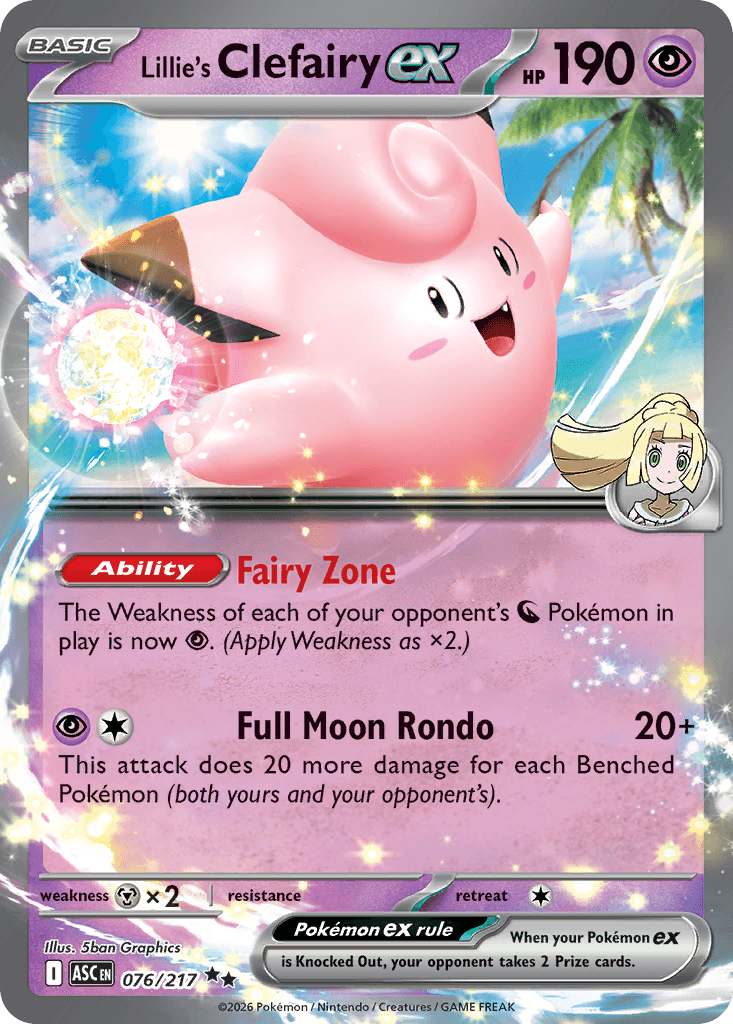 Lillys Piepi-ex (Lillie's Clefairy ex)
