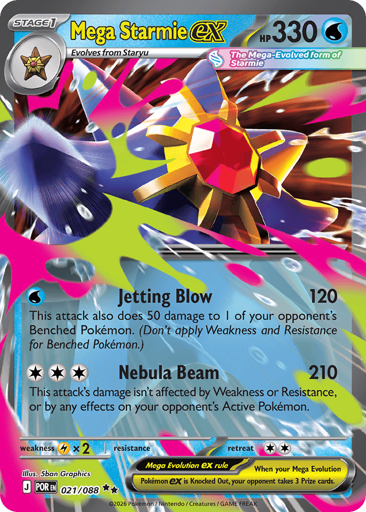 Mega-Starmie-ex (Mega Starmie ex)
