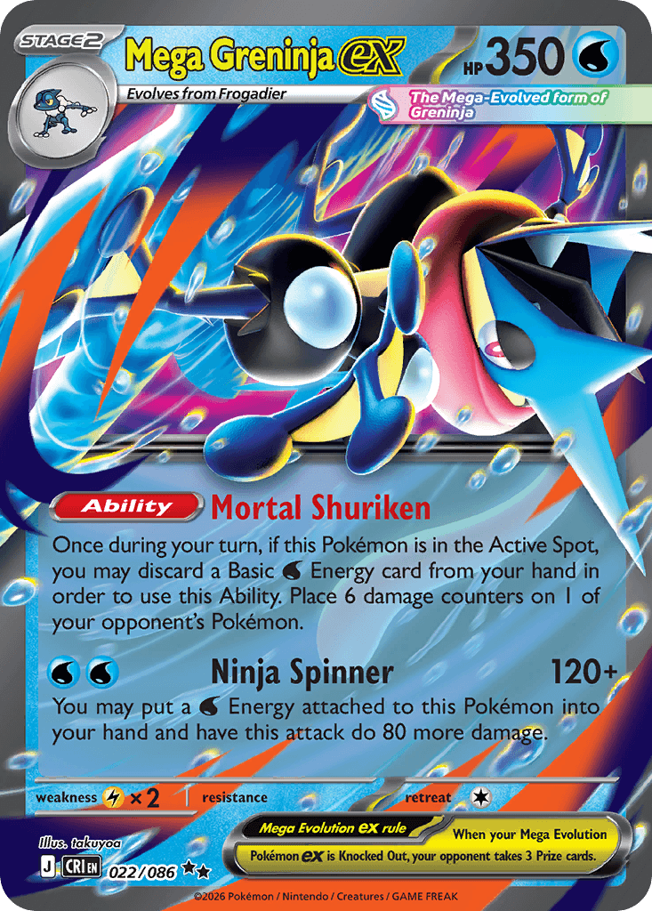 Mega-Quajutsu-ex (Mega Greninja ex)