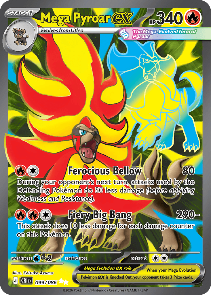 Mega-Pyroleo-ex (Mega Pyroar ex)